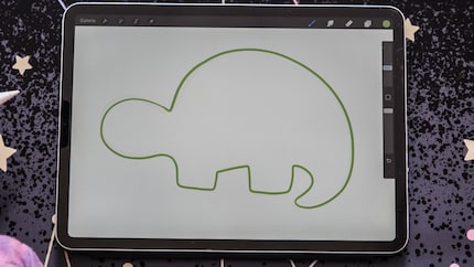 Die Dinoform will sitzen, probiere ruhig mehrere Versionen aus.