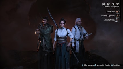 Over the course of the game, I get to know a lot of allies and build relationships with them.