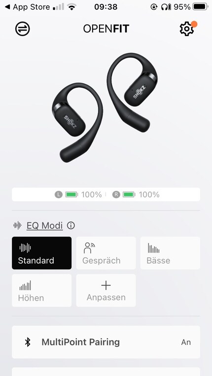 Thanks to four presets plus the option to create your own configuration, you can customise your audio experience. 