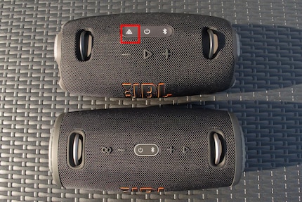 The JBL Xtreme 4 has its own Auracast button – to connect to other speakers.