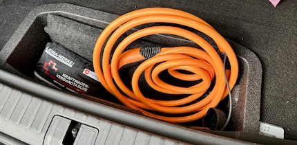 The Helix cable doesn’t fit into the intended compartment in the boot of my Skoda Enyaq.