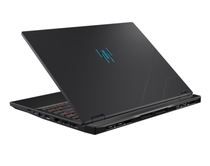 The notebook has a number of air inlets and outlets as well as liquid metal between the CPU and heat sink.