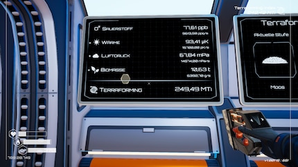 My terraforming status at a glance.