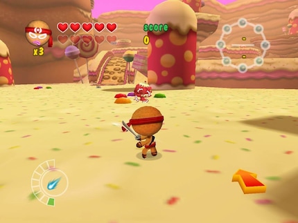 Looks funny at first, but offers nothing in terms of gameplay: Ninjabread Man.