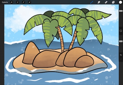 Tataa, your own island landscape is ready. 