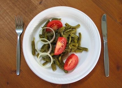 Lecker: der Feigenkaktus-Salat am letztjährigen Jubiläum der Kakteen Gautschi GmbH.