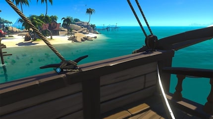 Use these ropes to hoist or furl the sails and change the angle.