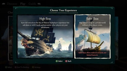 If you’re not in the mood for hostile pirates, choose Safer Seas.
