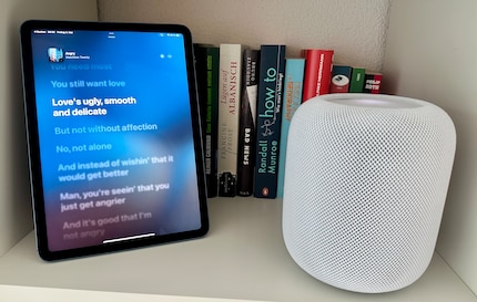 Das iPad ersetzt das Display auf dem Hifi-Receiver.