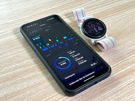 Erst, wenn ich die App öffne, werden die Daten übertragen, beispielsweise die Resultate des Schlaftrackings.