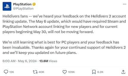 X / @PlayStation