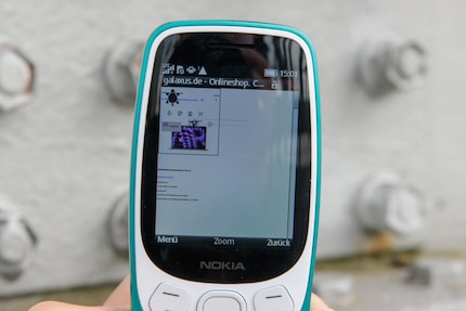 Kein spontanes Onlineshopping mit dem Nokia 3210.