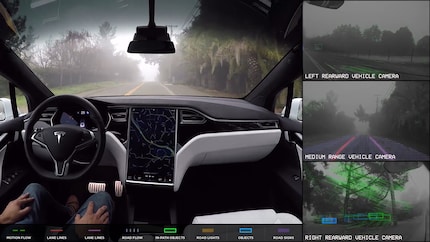 Nicht nur wir Menschen, auch Teslas Autopilot muss Strassenschilder erkennen können.