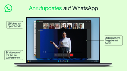 WhatsApp scheint zum Conferencing-Tool zu avancieren.