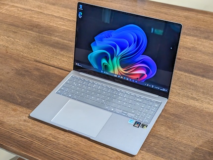 The large Galaxy Book 4 Edge with a number pad.