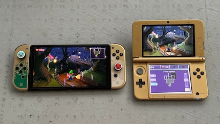 Here you can see Luigi’s Mansion 2 (HD) in a direct comparison between the Nintendo Switch OLED and the Nintendo 3DS XL.