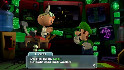 This is how our epic adventure begins. Despite being a scaredy-cat, Luigi doesn’t need much convincing.