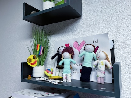 A real highlight of Rafael’s setup: this colourful crew. They were a Christmas present from his daughter.