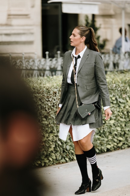 Even knee-high socks trump short socks.