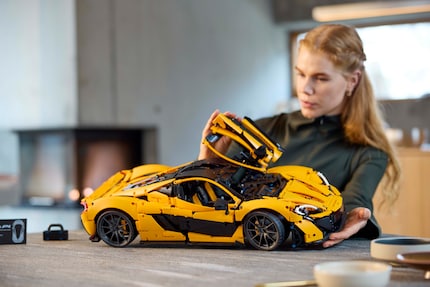 Du kannst zwar mit dem McLaren spielen, er ist aber eher zum Ausstellen gedacht.