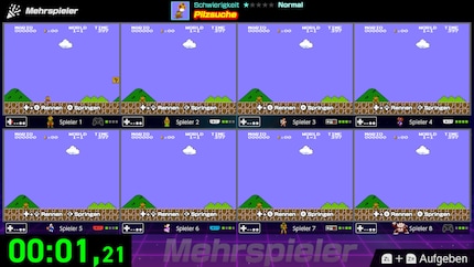 Multiplayer mit acht Spielern.
