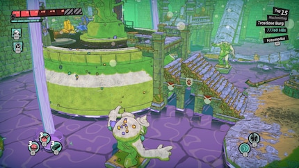 I have to gradually move the steps up so I can reach the end of the dungeon. This involves solving puzzles in other places. As a Zelda fan, I’m in my element.