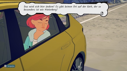 Like all great adventures, Dungeons of Hinterberg starts with the journey there. At this point, I’m not sure to what extent Luisa is right.