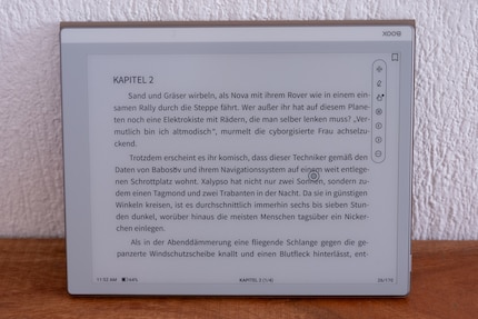 Bücher lese ich wunderbar im Hoch- und Querformat.