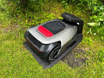 Regen ist kein Problem für den Roboter.