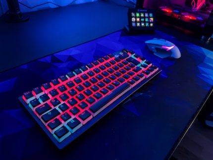 Joshua lubed the switches on his keyboard to create a nice typing feel.
