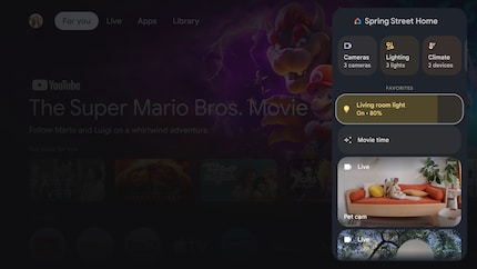 Der Google TV Streamer bringt Google Home auf den Fernseher.