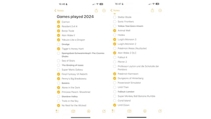 I played and partially completed these games in 2024.