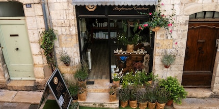 One of the countless small perfumeries in the narrow alleyways of Grasse.