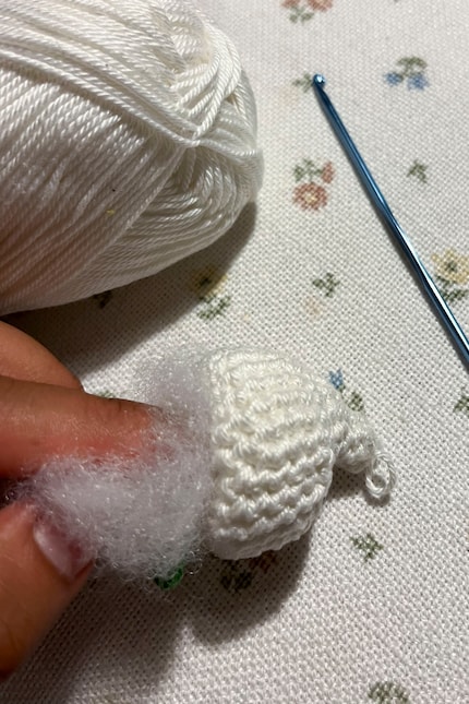 Stuffing in a bit of cotton wool ...