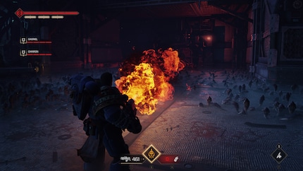 Flamethrowers are particularly effective against the rat hordes.