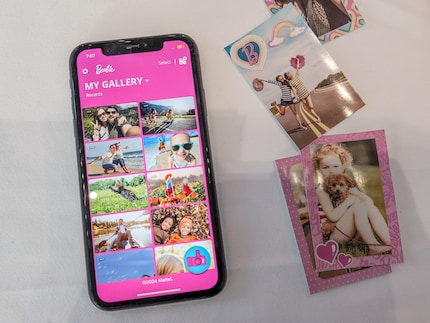 Use the app to edit your photos for even more pink.