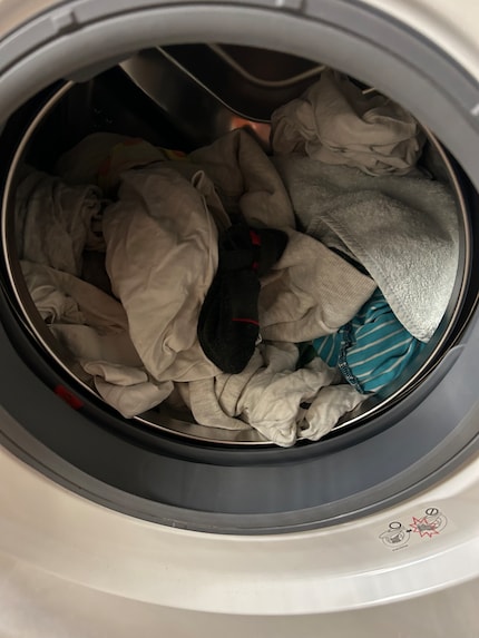 The watch went into the washing machine with a few items of clothing.