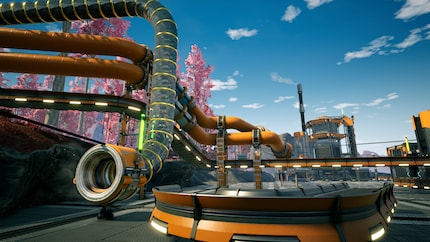 Sieht aus wie ein Wasserpark: Pipelines und Hypertubes.