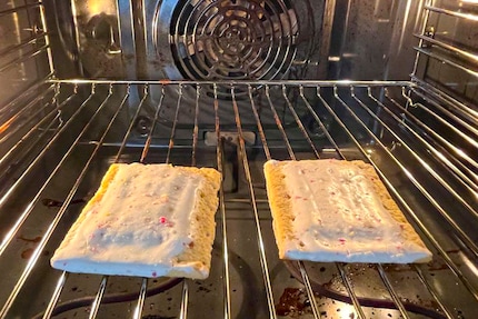 Get them in the oven. 