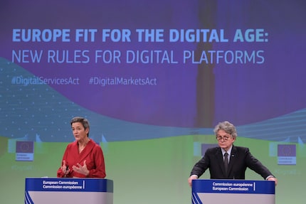 The DSA is essentially the baby of Margrete Vestager and Thierry Breton from the EU Commission.