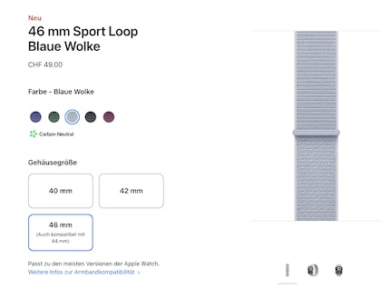 Regular wristbands are always available in three sizes.