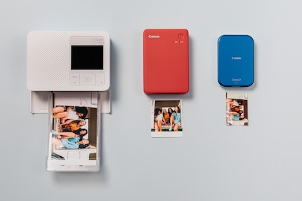 There are three models of Canon's compact mini-printers.