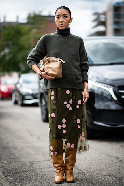 Sometimes tops look best untucked.