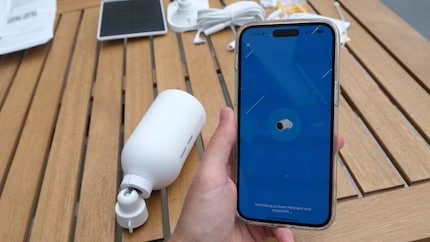 Die App führt mich Schritt für Schritt durch die Installation.