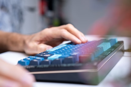 Auch beim Zocken macht die Tastatur Spass.