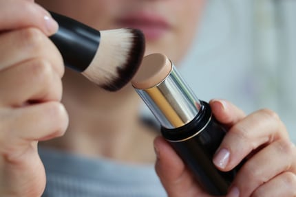 Here’s how to apply the foundation more sparingly.