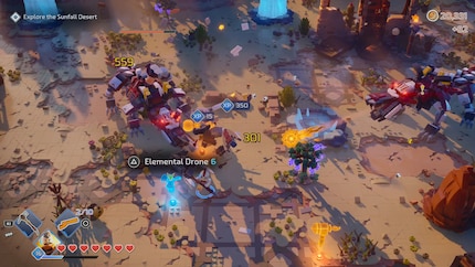 With enemies attacking everywhere and projectiles flying around, fights can get hectic.