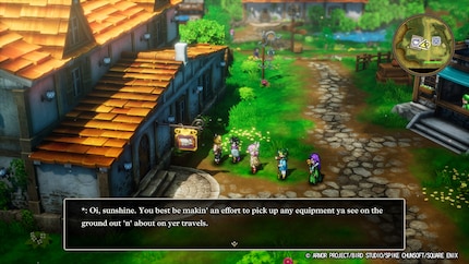 Wohin ich muss oder sonstige Informationen zum Gameplay erhalte ich nebenbei, indem ich mit NPCs spreche.