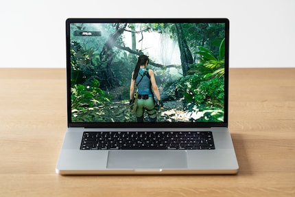 Seit Jahren kann ich die Gaming-Performance nur mit Tomb Raider testen, weil es keine anderen Titel für Mac mit Benchmarks gibt.