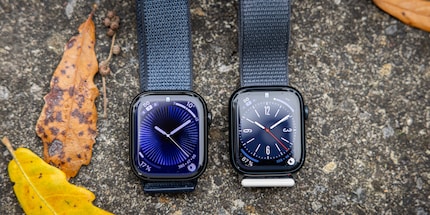 Alt (rechts) neben neu (links): Dieses Watch Face gibt es nur für die neueste Generation.